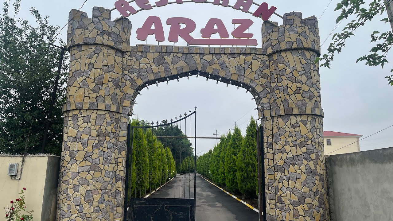 Goygol rayonu Araz restoran hotel. Göygöldə istirahət mərkəzi