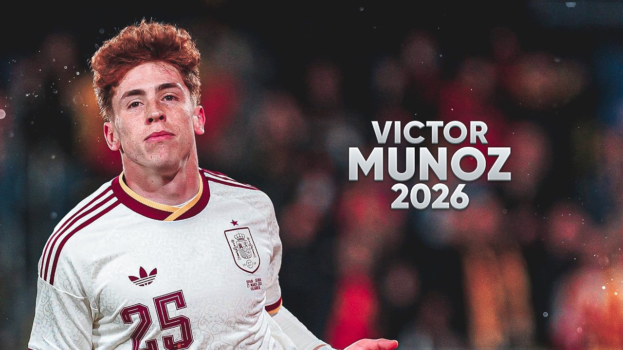 V&iacute;ctor Mu&ntilde;oz - Wonderkid 2026 Amazing Goals, Dribbling & Skills | Will he join to Newcastle United ?