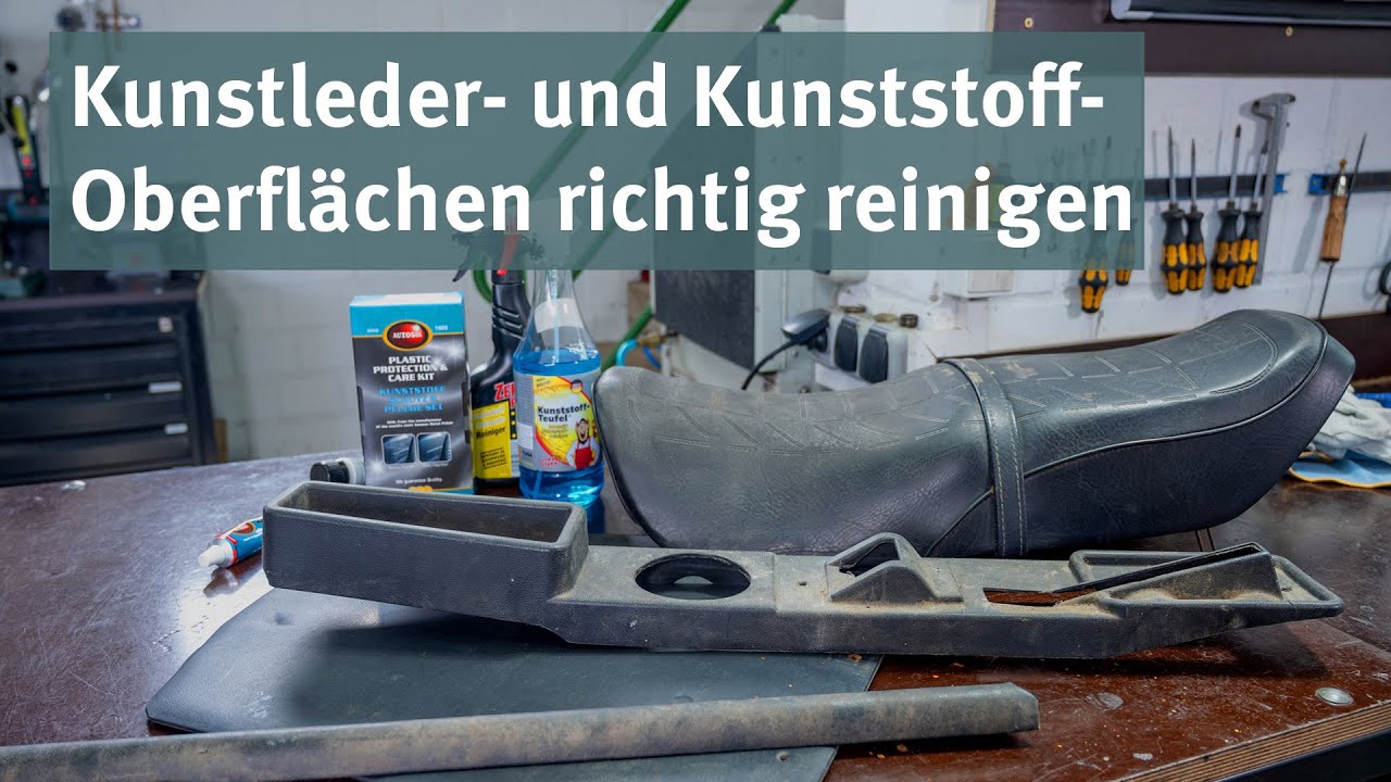 Kunststoffe und Kunstleder richtig reinigen und pflegen