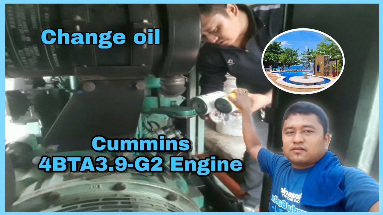 Cummins 4BTA3.9-G2 Engine | Change oil | NOEL CERVANTES