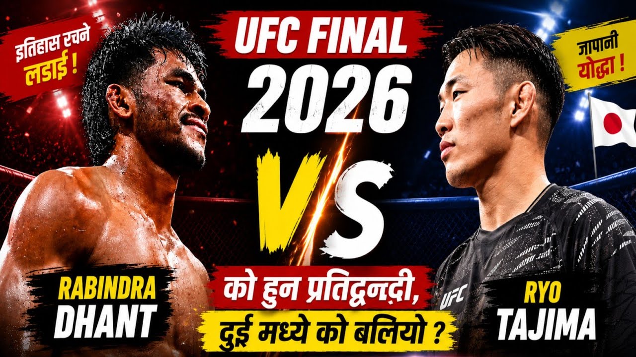 Ravindra Dhant 🇳🇵 vs Ryo Tajima 🇯🇵 |  Road To UFC Final 2026 | Rabindra Dhant mma Fight final 2026 
