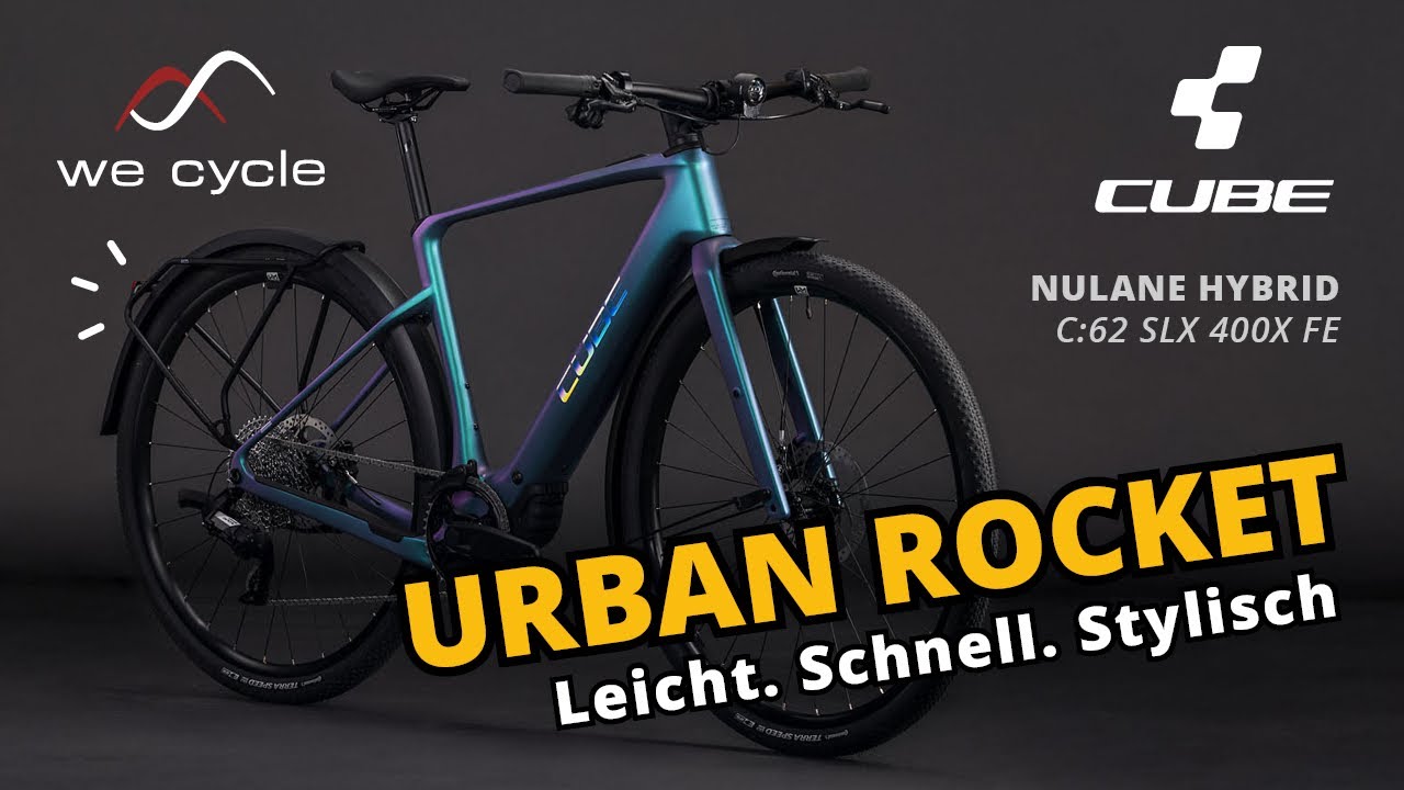 CUBE Nulane Hybrid C:62 SLX 400X FE 2026 – leichtes Carbon City-E-Bike mit Bosch SX & 12-Gang