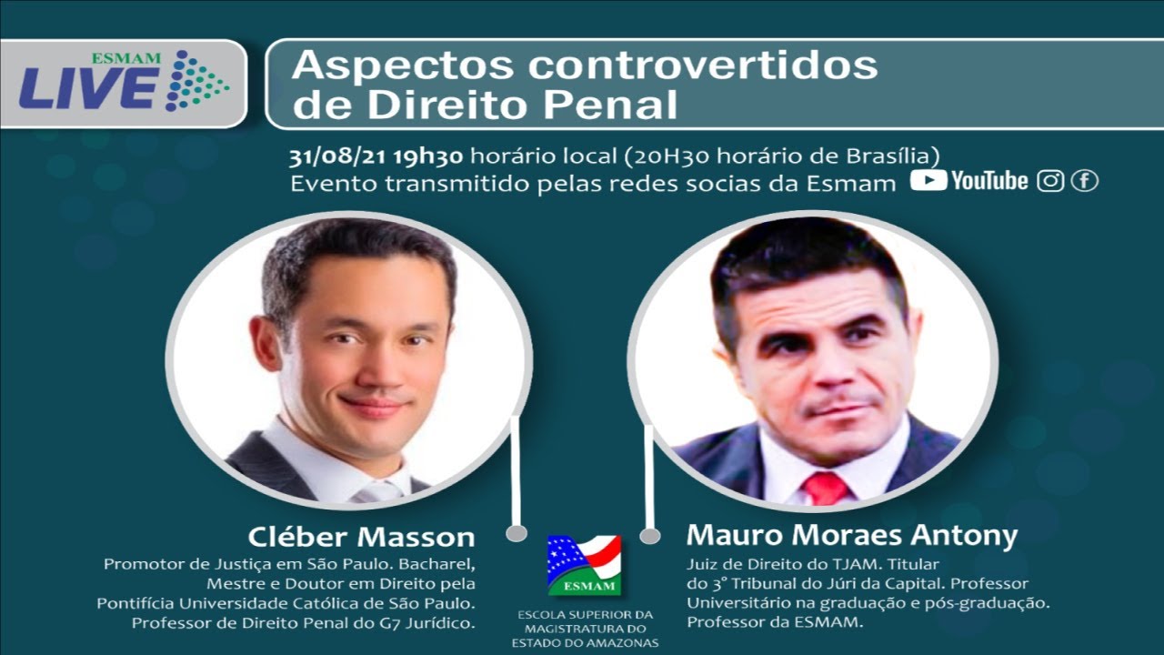 [Live ESMAM] Aspectos controvertidos de Direito Penal