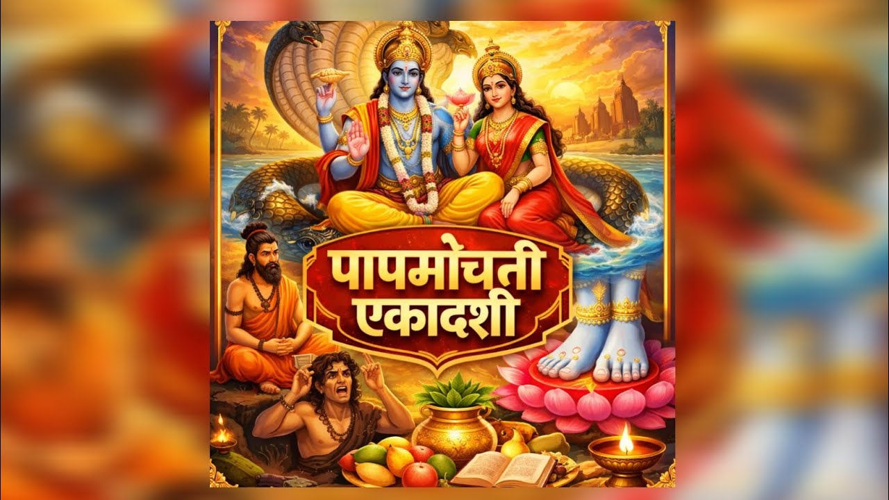 पापमोचनी एकादशी 2026 | व्रत कथा और महत्व 🙏#papmochaniekadashi #ekadashi #vratkatha