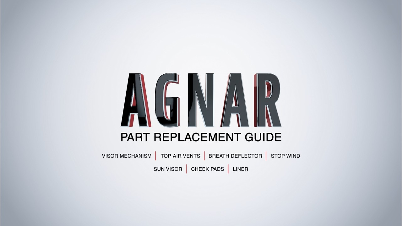 SMK Agnar Helmet - Part Replacement Guide