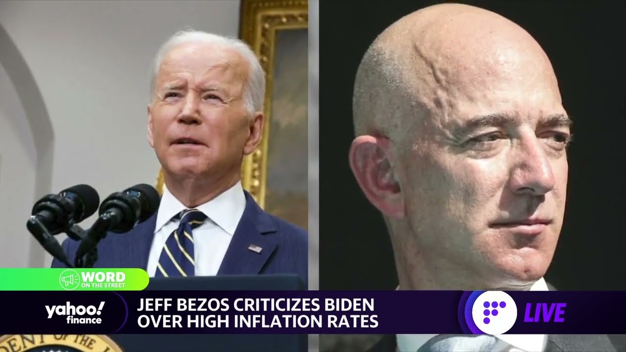 Jeff Bezos criticizes Biden for inflation on Twitter