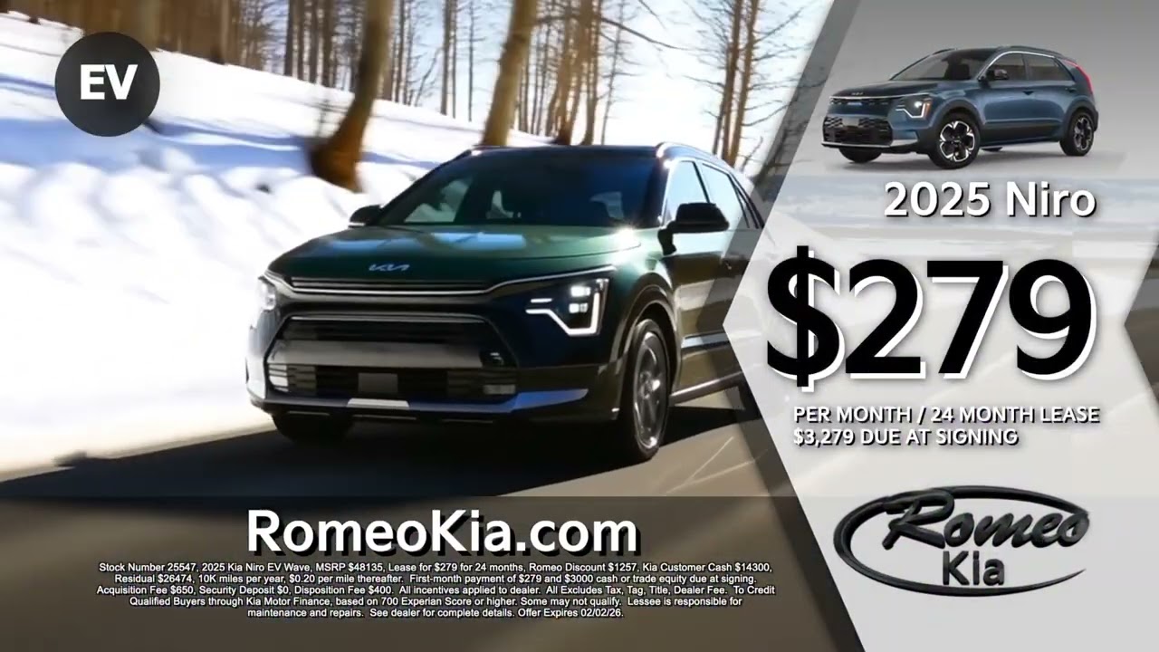 Romeo Kia January 26, Niro, K4