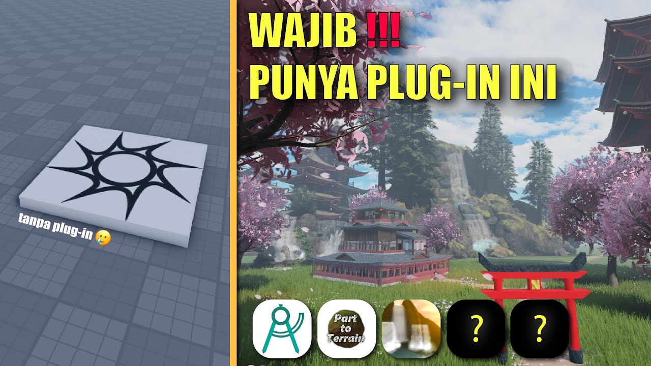 WAJIB PUNYA!! PLUG-IN UNTUK BIKIN MAP GUNUNG - ROBLOX STUDIO