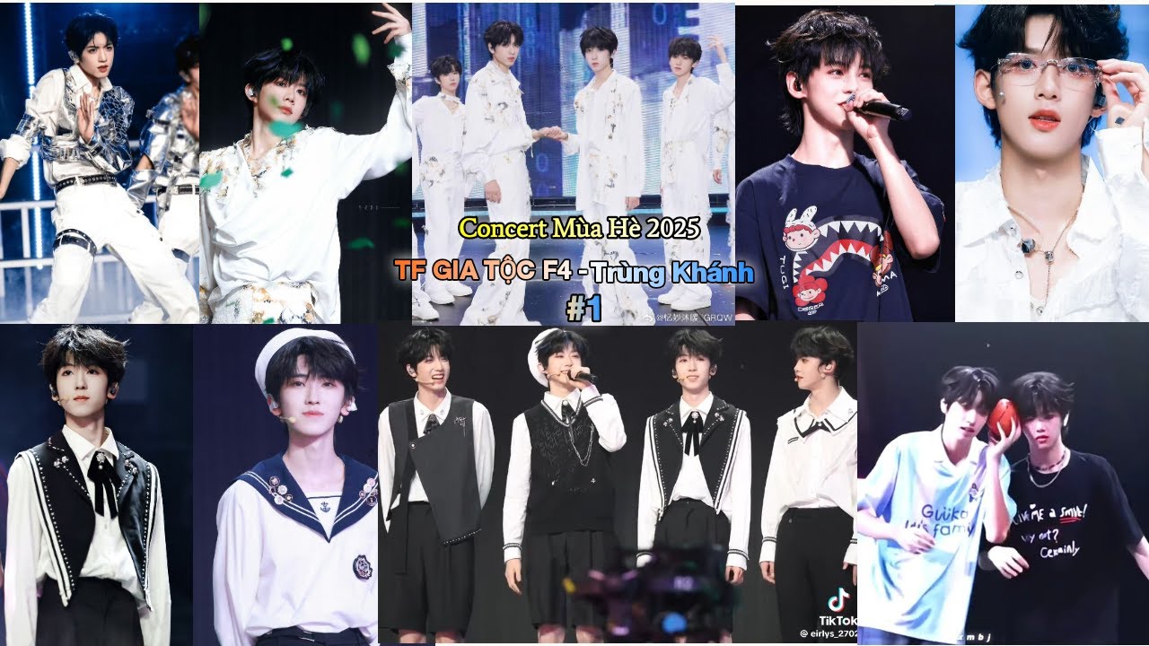 [TikTok] TF Gia Tộc F4 #1| Concert cực cháy 🔥tại Trùng Khánh mùa hè 2025.08.09