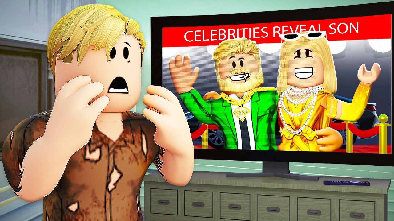 His REAL PARENTS Were FAMOUS?!  (Roblox Movie)