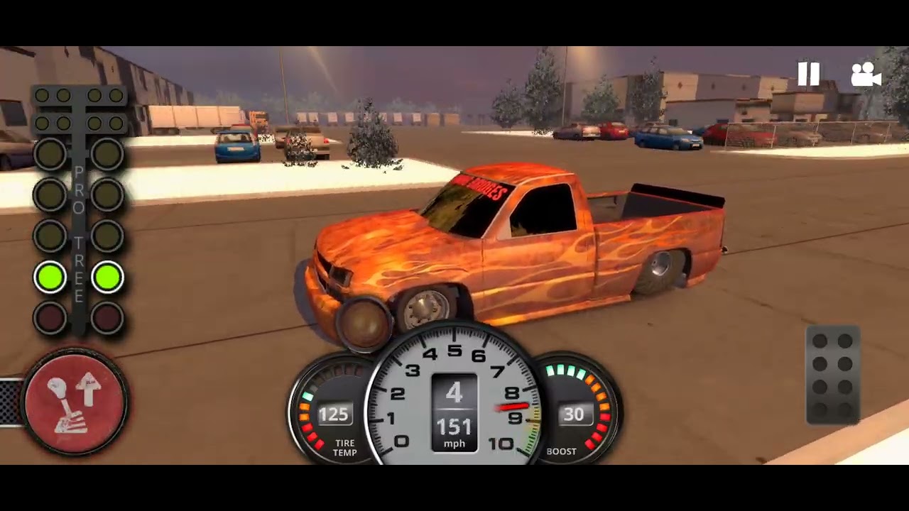 Low 5.6s No prep cat eye. Pay attention to first gear bounce and shift.  Can easily 5.60s np.