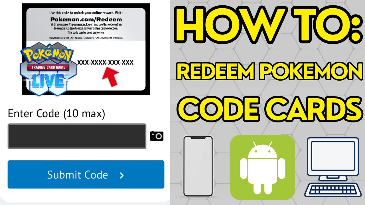 How to Redeem Pokemon TCG Code Cards on iPhone & Android & PC for PTCGL