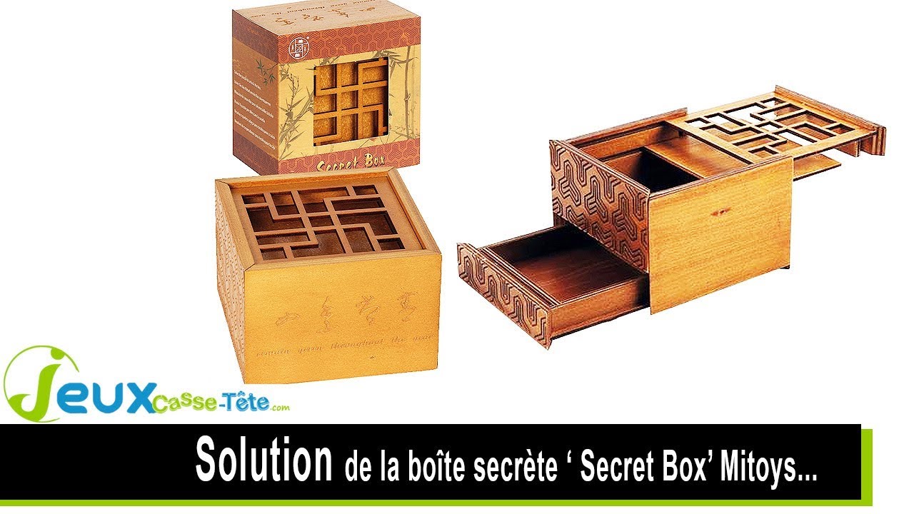La solution de la boîte secrète secret box mitoys