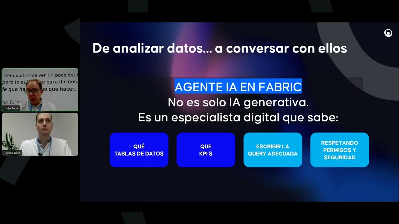 Agentes IA y Fabric: habla con tus datos en tiempo real | WEBINAR