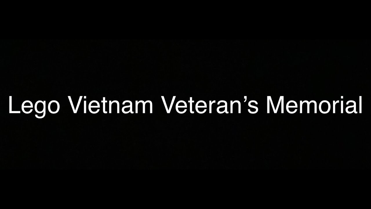 Lego Vietnam Veteran's Memorial