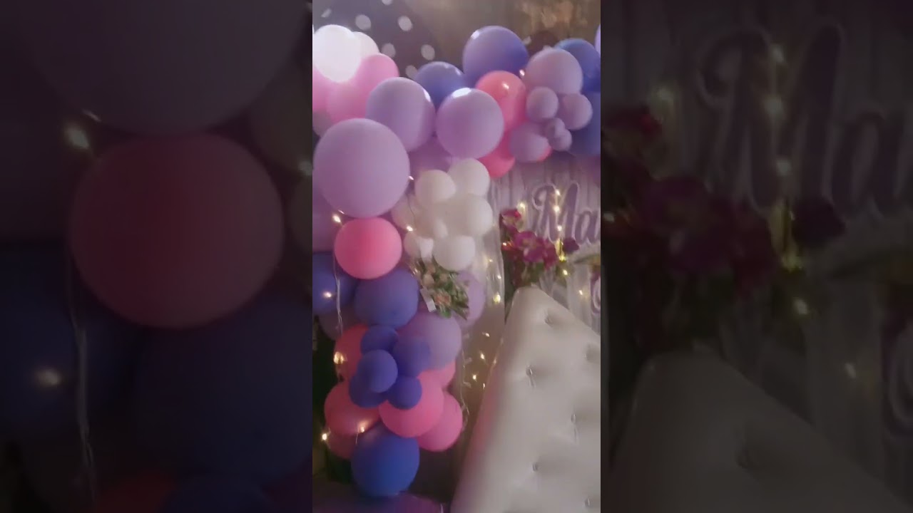 Backdrop balloons #simplebackdrop