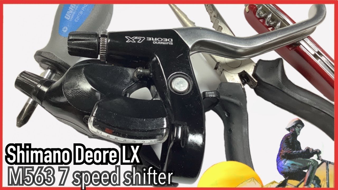 Pt.2 Shimano LX M563 7 speed shifter : Dissembled Service overhaul