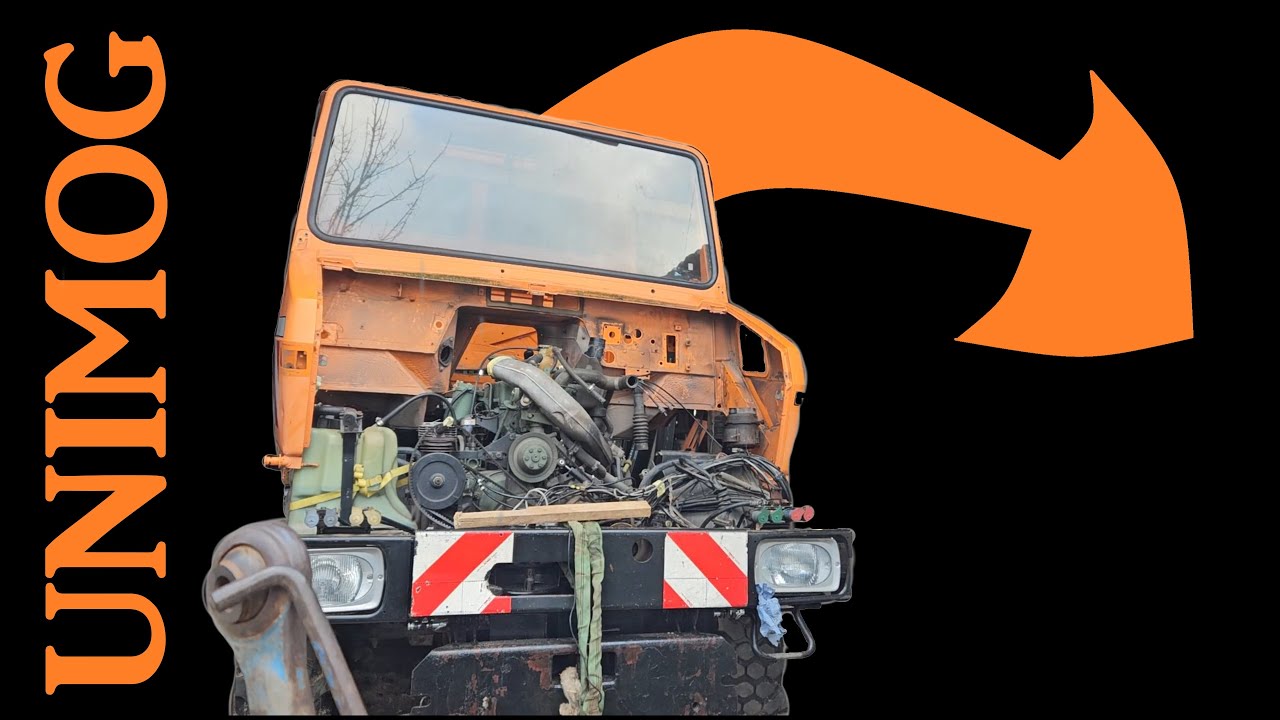 Agrar UNIMOG Restauration #4: Kabine runter, WIG und neue Bleche!