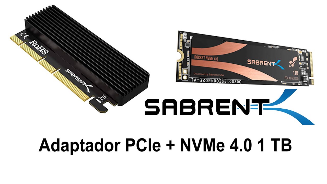 Sabrent Adaptador PCI + SSD M2 Actualiza tu viejo PC...
