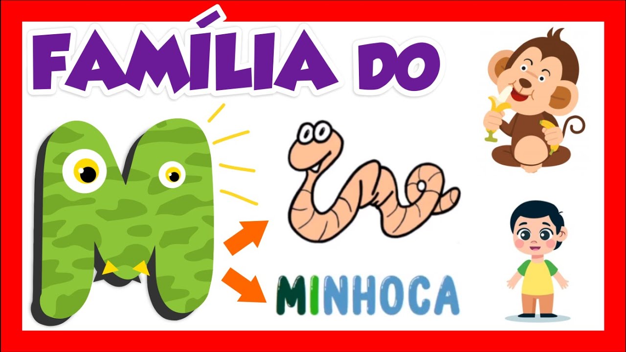 Família silábica do M / MA ME MI MO MU / Aprender a ler e escrever - Vila Educativa