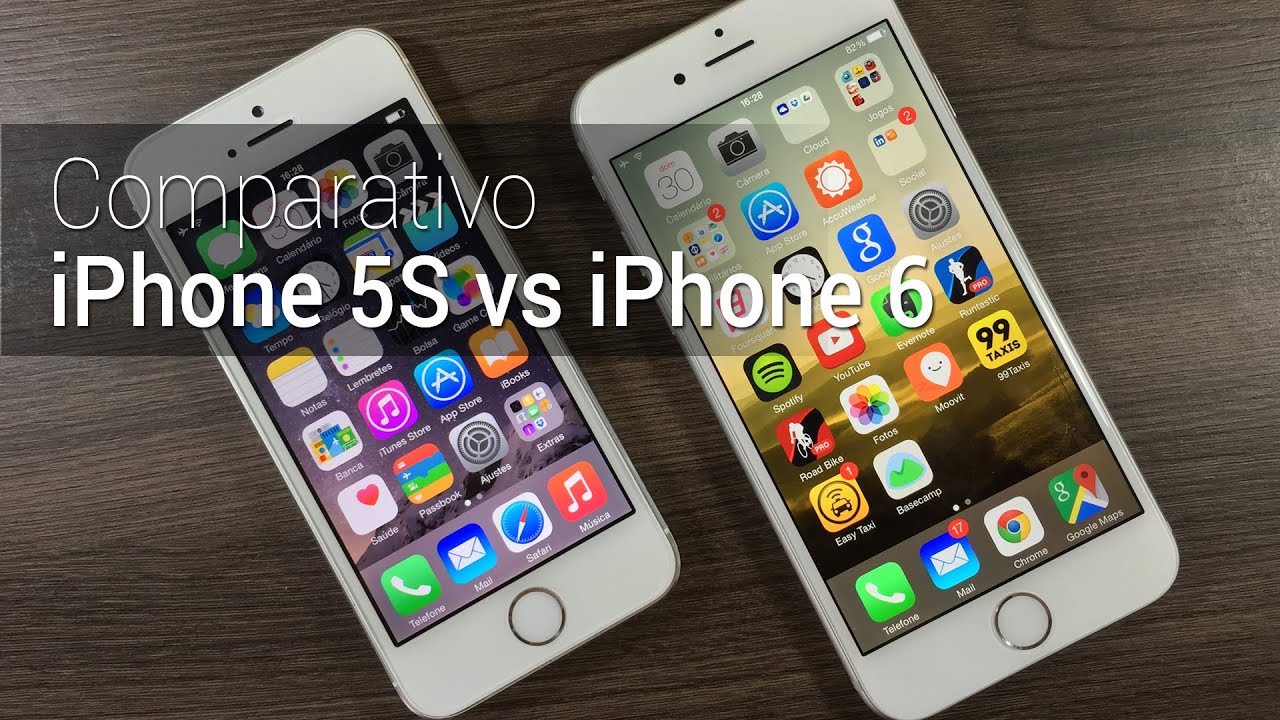 Comparativo: iPhone 5S vs iPhone 6 | Tudocelular.com