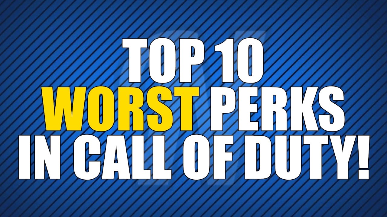 10 худших перков в истории Call of Duty!