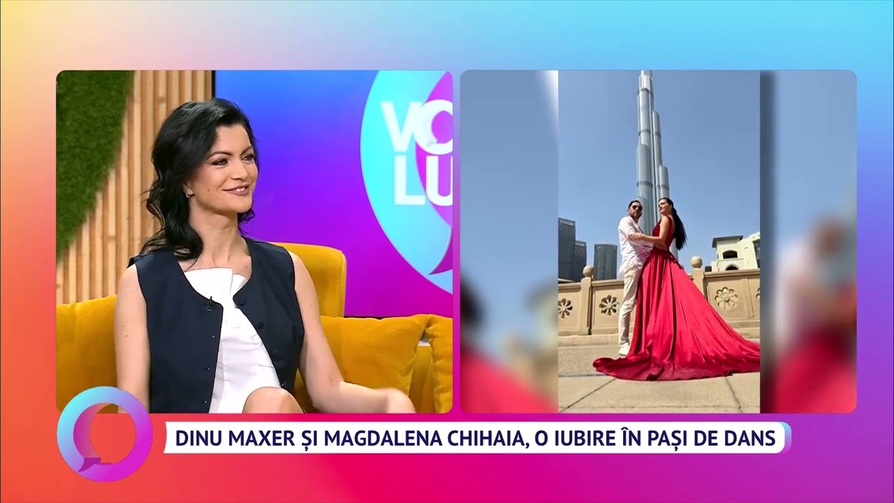 Dinu Maxer și Magdalena Chihaia, o iubire în pași de dans