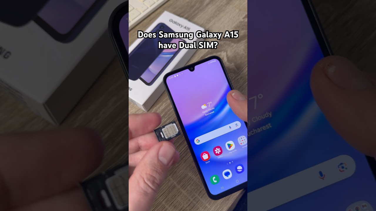 Does Samsung Galaxy A15 have Dual SIM? #samsung #samsunga15 #galaxya15 #dualsim #shorts