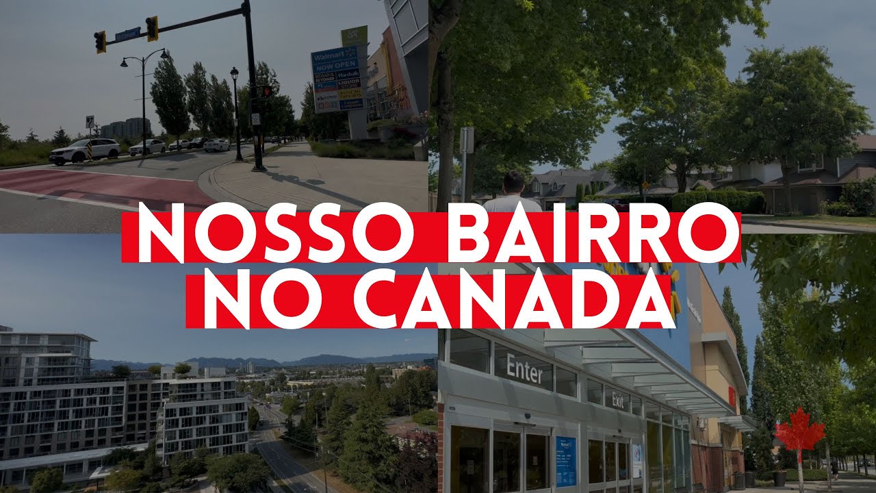 Tour pelo nosso BAIRRO no CANADÁ | Richmond, BC