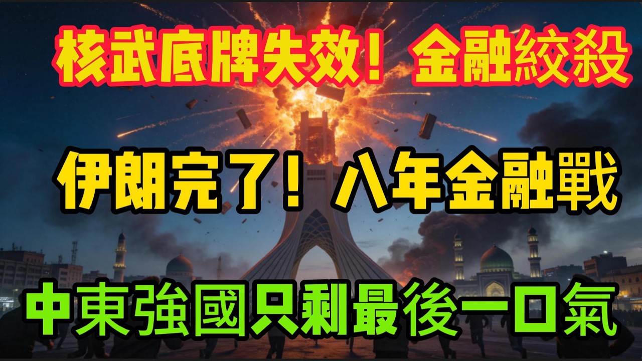 伊朗完了！八年金融戰，中東強國只剩最後一口氣
