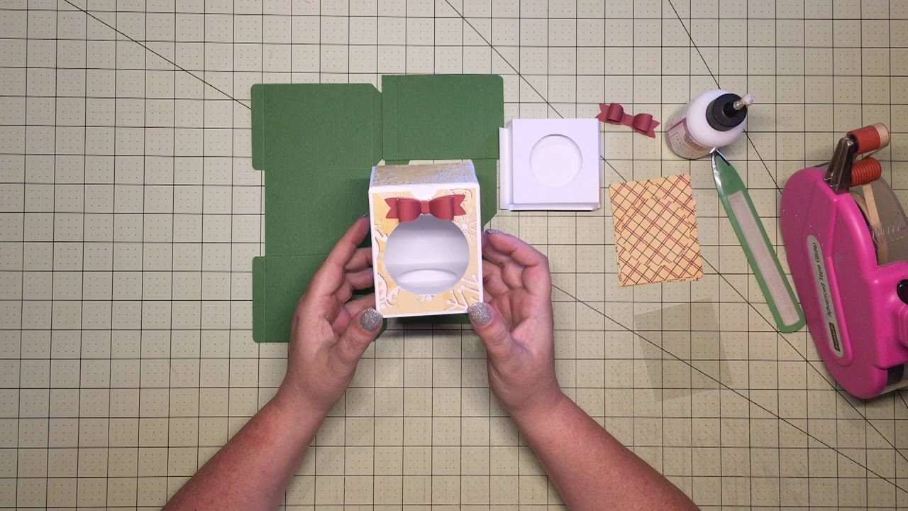 Cricut Design Space - Ornament Box How To Assemble