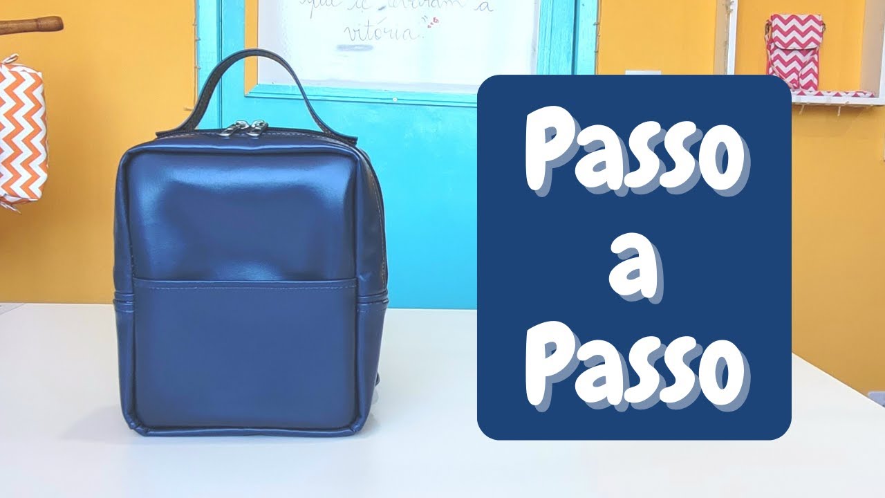 Como Fazer - Mochila minimalista - Passo a Passo #pricosturacriativa