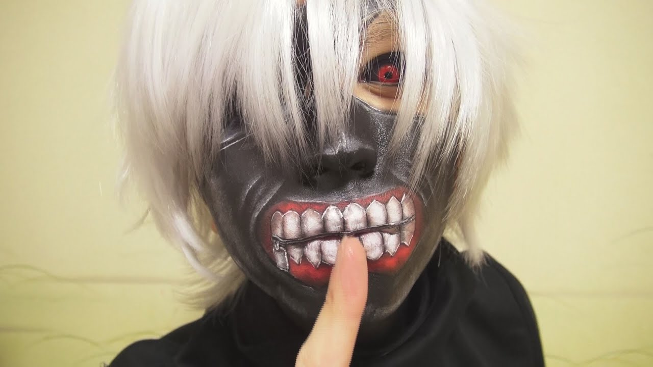 メイクで東京喰種の金木研再現してみた。Makeup transformation to Kaneki【Tokyo Ghoul】