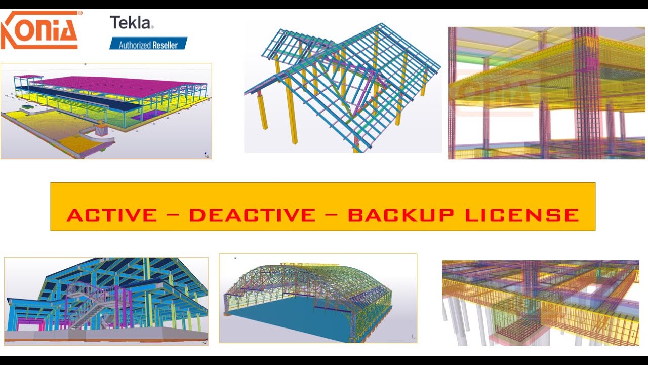 Tekla TIP #28 | Active Deactive Backup License Tekla Structures