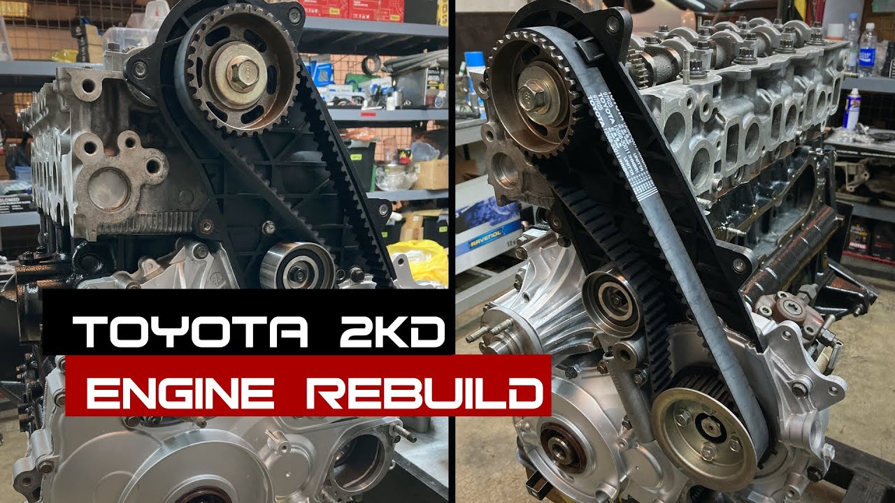 Engine Rebuild ASMR 2KD-FTV Assembly | Timing | Toyota Diesel Overhaul | Hilux Fortuner Hiace Innova