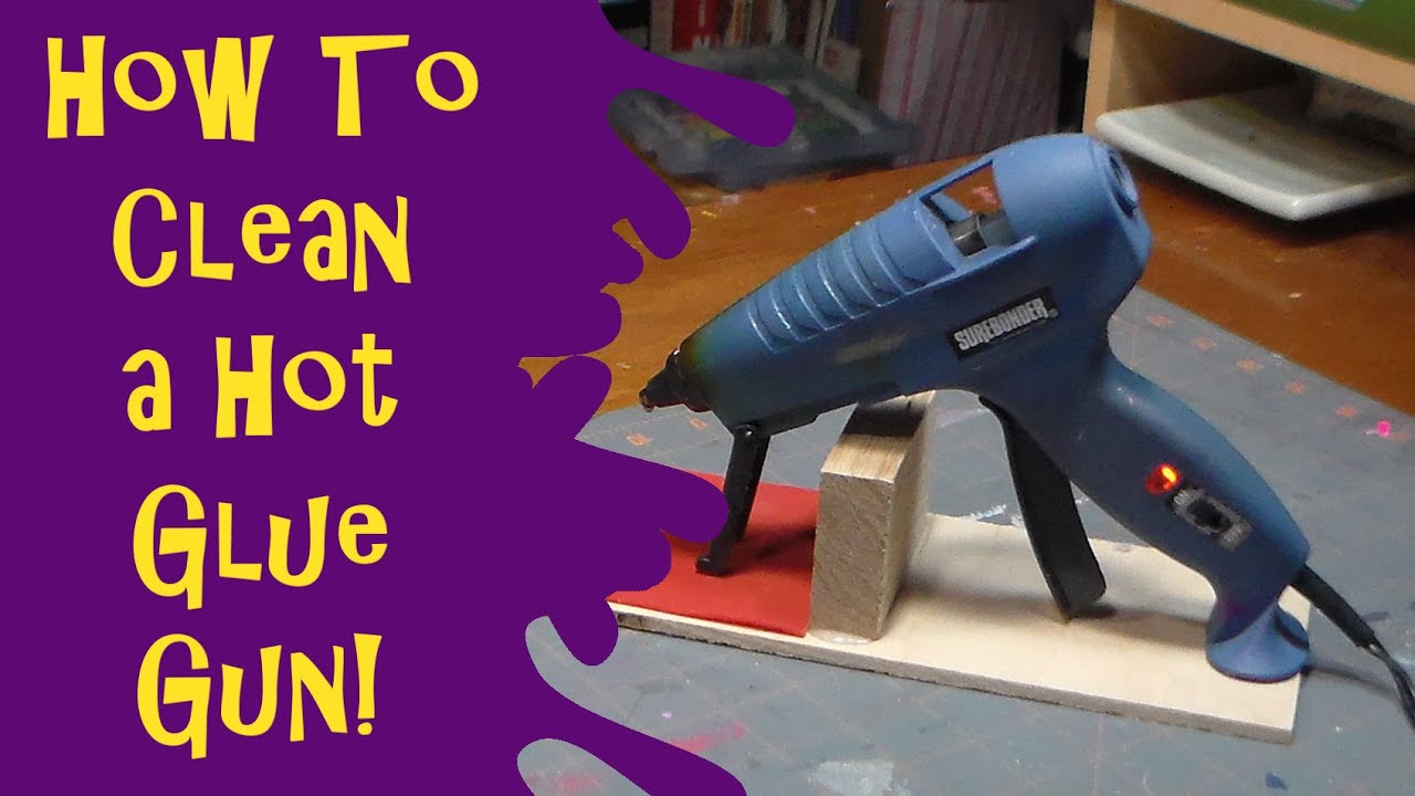 How to Clean a Hot Glue Gun & DIY Glue Gun Stand