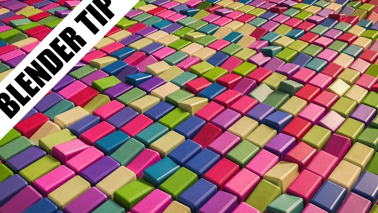 Blender tip: Random array