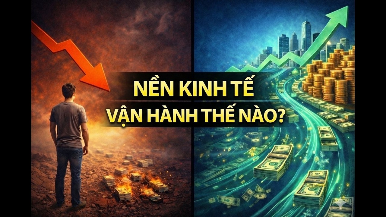 Nền kinh tế vận hành như thế nào? | Người hiểu kinh tế lấy tiền từ người không hiểu. #kinhte #đầutư 