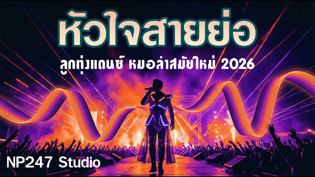 [OFFICIAL AUDIO] หัวใจสายย่อ - NP247 Studio (เบสหนักๆ) เพลงแดนซ์ ใหม่ล่าสุด 26 หมอลำ EDM ม่วนๆ สับๆ!