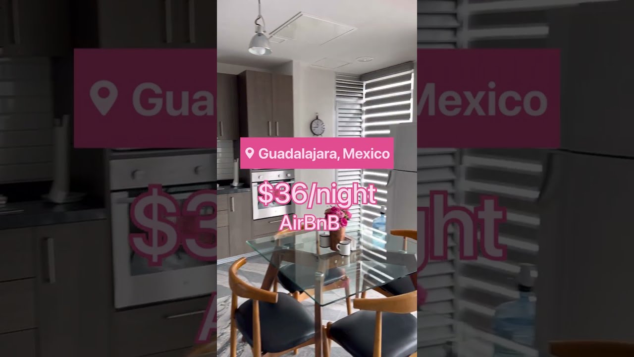 TRAVEL FINDS: $36/night 😲 AirBnB overlooking Guadalajara, MX!