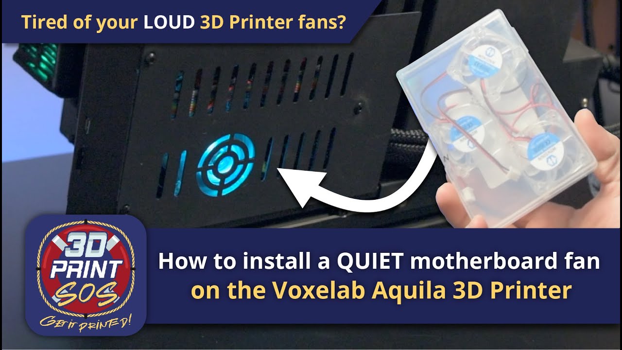 Tired of your loud motherboard fan on your Aquila? Let's fix it!