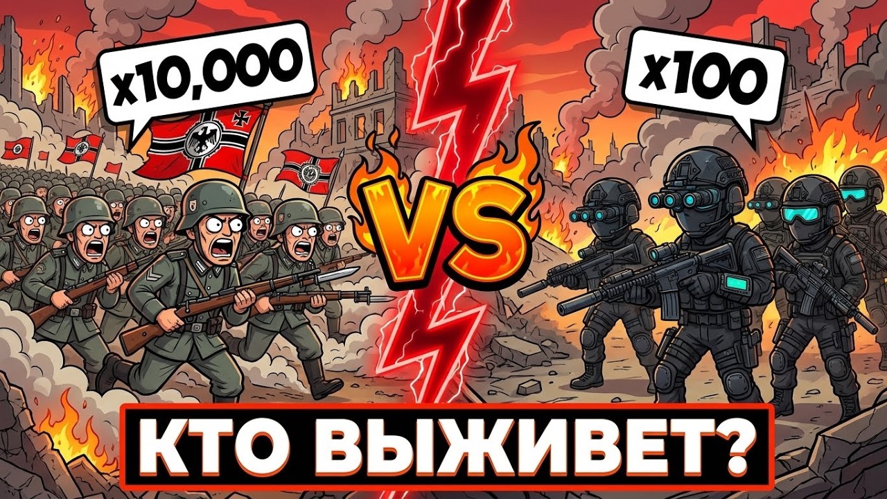 ЧТО ЕСЛИ рота спецназа ССО с современным снаряжением попадет в Сталинград против 10 000 немцев?