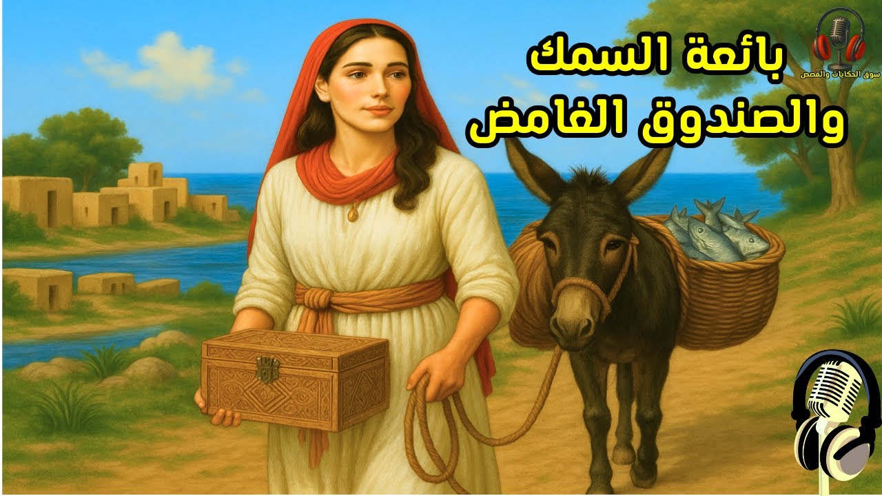 قصة بائعة السمك والصندوق الغامض، من القصص المشوقة قبل النوم، ضع السماعات واستمع، سوق الحكايات والقصص