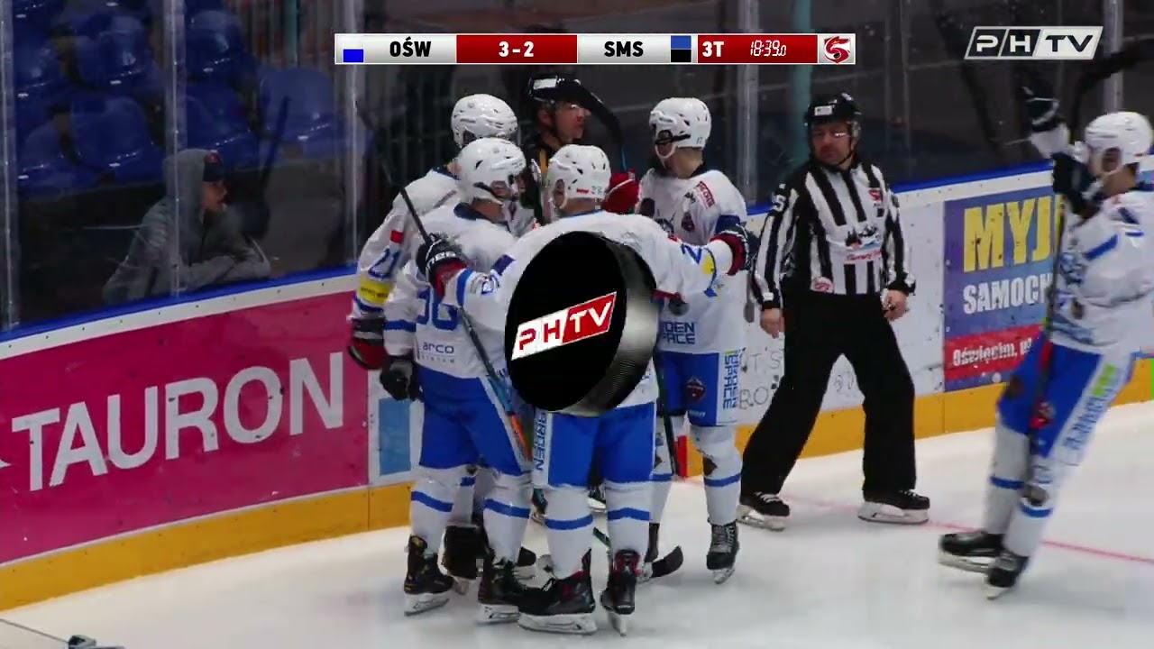 MHL: UKH UNIA OŚWIĘCIM - SMS PZHL KATOWICE 5:4 k.