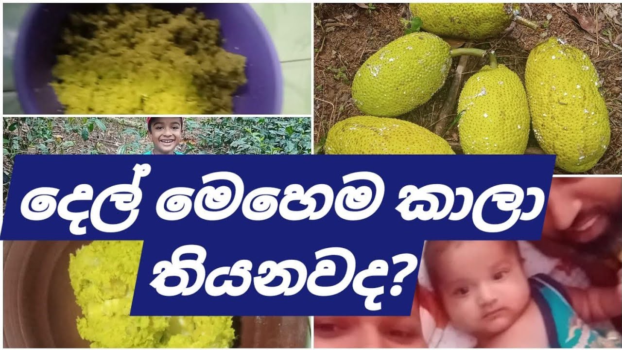 දෙල් තම්බලා පොල් මිරිස් දාලා..අම්මෝ රස 😋😋