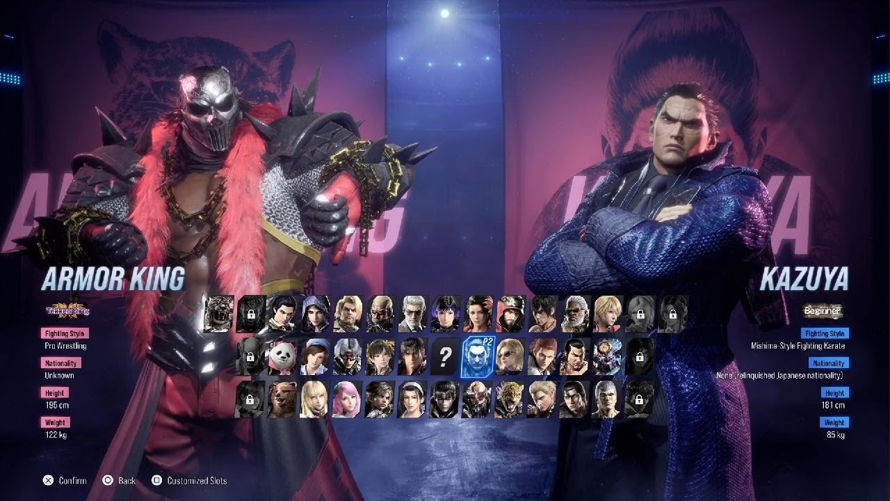 Armor King (Tekken King) vs Armor King (Tekken King) fullset
