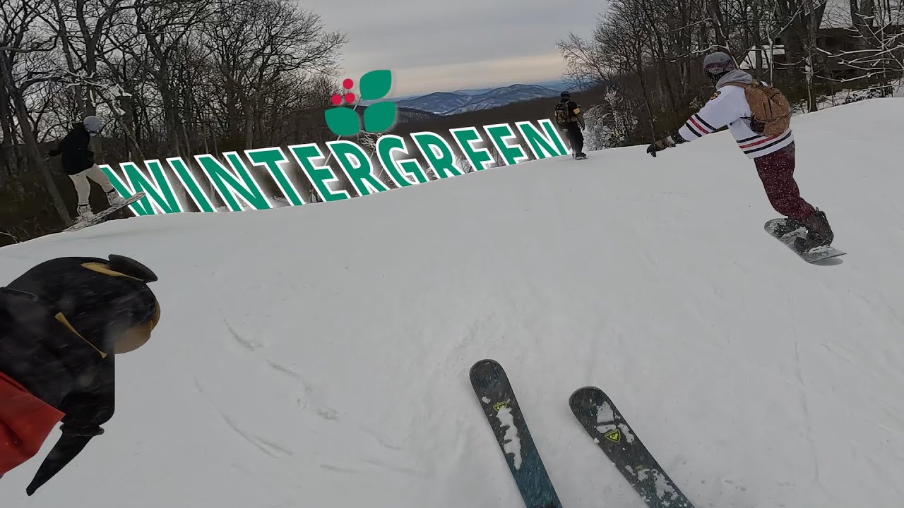 Shredding Intermediate Terrain in 4K | Wintergreen Resort