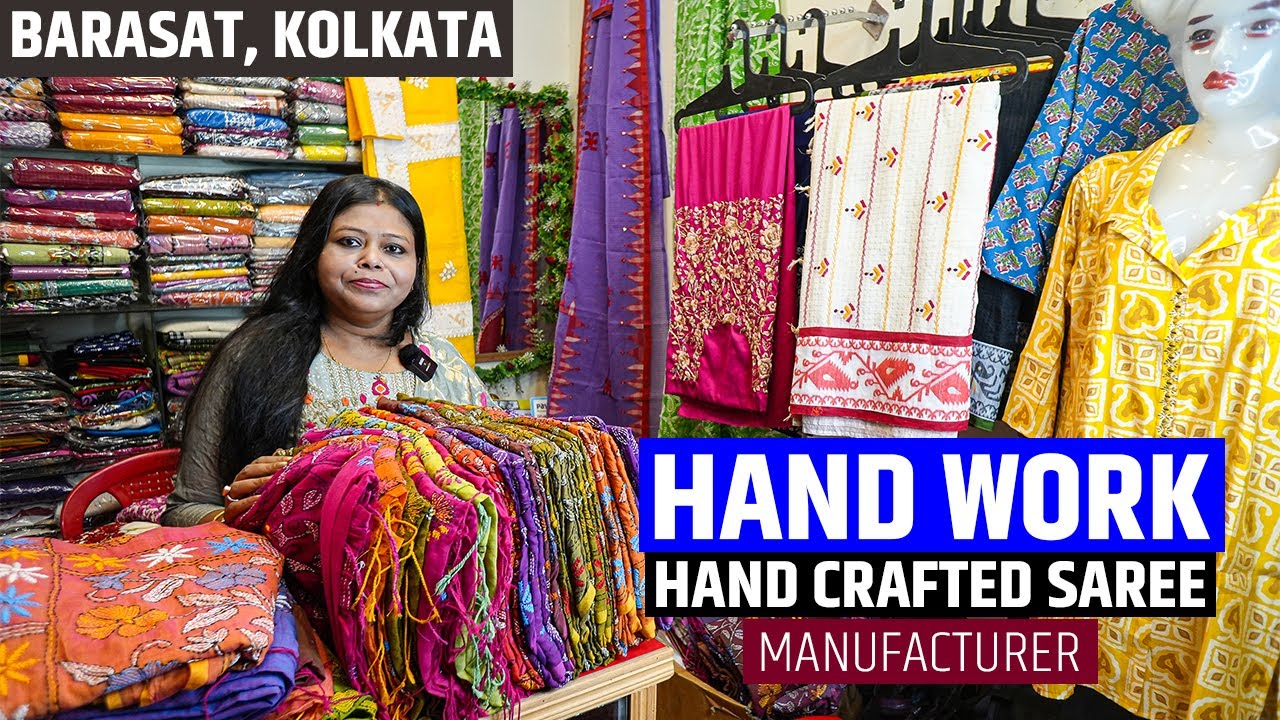Budget Hand Worked, Hand Crafted Sarees Manufacturer in Kolkata, Barasat