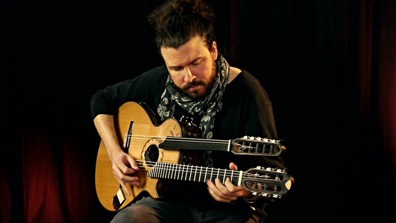 AKUSTIK GITARRE 5-2021: World of Strings - Lotus Doubleneck Guitar von Max Clouth