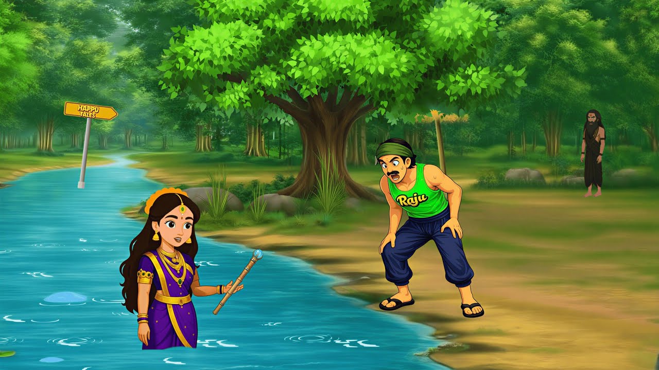 स्वर्ग लोक से आयी अप्सरा | Hindi Story | Hindi Kahaniya | Moral Stories | Raju Gattu Cartoon Story